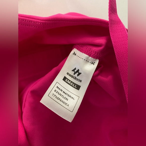 Ewedoos Tennis Dress Athletic Dress Summer Dress Hot Pink Mini size Small - Picture 11 of 16